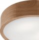 Lampa sufitowa Lamkur Plafon drewniany dębowy LED 2-punktowy okrągły 38cm 4