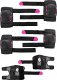 RAVEN Ochraniacze Dexard Black/Pink r. S 2