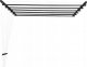 Suszarka na pranie Familia SUSZARKA SUFITOWA Łazienka Balkon 6pr/150cm CZARNA 3