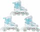 Rolki Croxer Rolki Wrotki 3w1 Croxer Optima White/Mint 31-34 1