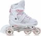 Rolki Croxer Rolki Wrotki 3w1 Croxer Optima White/Pink 31-34 7