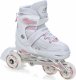 Rolki Croxer Rolki Wrotki 3w1 Croxer Optima White/Pink 31-34 8