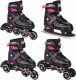 Rolki Croxer Rolki Łyżwy 4w1 Croxer Optima Black/Pink 39-42 1