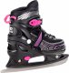 Rolki Croxer Rolki Łyżwy 4w1 Croxer Optima Black/Pink 39-42 4