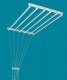 Suszarka na pranie Familia SUSZARKA SUFITOWA ŁAZIENKOWA BALKON 140cm 6-prętów 2