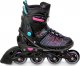 Rolki Raven Inlineskates Allure rekreacyjne regulowane czarne r. 38-42 2