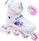 Rolki Raven Inlineskates Meia rekreacyjne regulowane białe r. 28-32 1