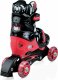 Rolki Raven Inlineskates Rolko-Wrotki 3w1 RAVEN Singer Black/Red 29-32 9