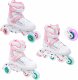 Rolki Raven Inlineskates Rosi rekreacyjne regulowane różowe r. 28-32 1