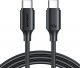 Kabel USB Joyroom USB-C - USB-C 1 m Czarny (JYR544) 1