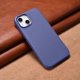 iCarer iCarer Case Leather pokrowiec etui z naturalnej skóry do iPhone 14 jasnofioletowy (WMI14220705-LP) (kompatybilne z MagSafe) 9