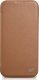 iCarer iCarer CE Premium Leather Folio Case skórzane etui iPhone 14 z klapką magnetyczne MagSafe brązowy (WMI14220713-BN) 15