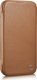iCarer iCarer CE Premium Leather Folio Case skórzane etui iPhone 14 z klapką magnetyczne MagSafe brązowy (WMI14220713-BN) 25