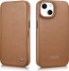 iCarer iCarer CE Premium Leather Folio Case skórzane etui iPhone 14 z klapką magnetyczne MagSafe brązowy (WMI14220713-BN) 28
