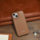 iCarer iCarer CE Premium Leather Folio Case skórzane etui iPhone 14 z klapką magnetyczne MagSafe brązowy (WMI14220713-BN) 7