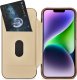 iCarer iCarer CE Premium Leather Folio Case skórzane etui iPhone 14 z klapką magnetyczne MagSafe brązowy (WMI14220713-BN) 10
