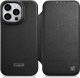 iCarer iCarer CE Premium Leather Folio Case skórzane etui iPhone 14 Pro z klapką magnetyczne MagSafe czarny (WMI14220714-BK) 1