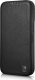 iCarer iCarer CE Premium Leather Folio Case skórzane etui iPhone 14 Pro z klapką magnetyczne MagSafe czarny (WMI14220714-BK) 24