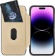 iCarer iCarer CE Premium Leather Folio Case skórzane etui iPhone 14 Pro z klapką magnetyczne MagSafe czarny (WMI14220714-BK) 10