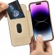 iCarer iCarer CE Premium Leather Folio Case skórzane etui iPhone 14 Pro Max z klapką magnetyczne MagSafe brązowy (WMI14220716-BN) 11