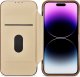 iCarer iCarer CE Premium Leather Folio Case skórzane etui iPhone 14 Pro Max z klapką magnetyczne MagSafe brązowy (WMI14220716-BN) 12