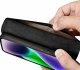 iCarer iCarer Wallet Case 2in1 etui iPhone 14 skórzany pokrowiec z klapką Anti-RFID czarny (WMI14220725-BK) 10