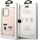 Karl Lagerfeld Karl Lagerfeld KLHMP14LSSKCI iPhone 14 Pro 6,1" hardcase jasnoróżowy/light pink Silicone Karl & Choupette Magsafe NoSize 7