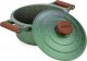 NAVA Garnek granitowy z pokrywką OMEGA 24 cm 4,4 l 3