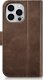 iCarer iCarer Oil Wax Wallet Case 2in1 etui iPhone 14 Pro Max skórzany pokrowiec z klapką Anti-RFID brązowy (WMI14220724-BN) 14