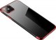 Hurtel Clear Color case żelowy pokrowiec etui z metaliczną ramką Xiaomi Redmi Note 11S / Note 11 czerwony 1