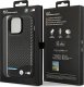 BMW Etui BMHCP14L22NBCK iPhone 14 Pro 6,1" czarny/black Leather Carbon 8