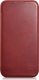 iCarer CE Oil Wax Premium Leather Folio Case skórzane etui iPhone 14 Plus z klapką magnetyczne MagSafe czerwony (AKI14220707-RD) 18