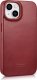 iCarer CE Oil Wax Premium Leather Folio Case skórzane etui iPhone 14 Plus z klapką magnetyczne MagSafe czerwony (AKI14220707-RD) 21