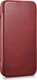 iCarer CE Oil Wax Premium Leather Folio Case skórzane etui iPhone 14 Plus z klapką magnetyczne MagSafe czerwony (AKI14220707-RD) 23