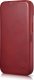 iCarer CE Oil Wax Premium Leather Folio Case skórzane etui iPhone 14 Plus z klapką magnetyczne MagSafe czerwony (AKI14220707-RD) 25