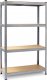 Plonos Regał metalowy magazynowy 150 x 75 x 30 470000 8