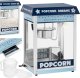 Royal Catering Maszyna automat urządzenie do prażenia popcornu retro TEFLON 1600 W 5-6 kg/h - niebieska Maszyna automat urządzenie do prażenia popcornu retro TEFLON 1600 W 5-6 kg/h - niebieska 1