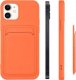 Hurtel Card Case silikonowe etui portfel z kieszonką na kartę dokumenty do Xiaomi Redmi Note 11 Pro+ 5G / 11 Pro 5G / 11 Pro granatowy 8