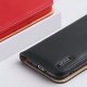 Dux Ducis Dux Ducis Hivo skórzane etui z klapką pokrowiec ze skóry naturalnej portfel na karty i dokumenty iPhone 14 Pro Max czarny 10