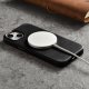 iCarer iCarer Oil Wax Premium Leather Case skórzane etui iPhone 14 magnetyczne z MagSafe czarny (WMI14220701-BK) 13