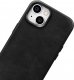 iCarer iCarer Oil Wax Premium Leather Case skórzane etui iPhone 14 magnetyczne z MagSafe czarny (WMI14220701-BK) 8