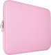 Etui Hurtel Uniwersalne etui torba na laptopa 15,6'' wsuwka tablet organizer na komputer różowy 2