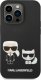 Karl Lagerfeld Karl Lagerfeld KLHMP14LSSKCK iPhone 14 Pro 6,1" hardcase czarny/black Liquid Silicone Karl & Choupette Magsafe NoSize 3