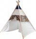 LeanToys Namiot Indiański Tipi Domek Zabaw Dinozaury Wodoodporny 1