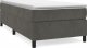 vidaXL vidaXL Łóżko kontynentalne, ciemnoszare, obite aksamitem, 80x200 cm 2
