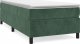 vidaXL vidaXL Łóżko kontynentalne, ciemnozielona, 80x200 cm, obite aksamitem 2