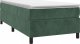 vidaXL vidaXL Łóżko kontynentalne, ciemnozielona, 80x200 cm, obite aksamitem 3
