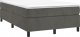 vidaXL vidaXL Łóżko kontynentalne, ciemnoszare, obite aksamitem, 120x200 cm 3