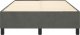 vidaXL vidaXL Łóżko kontynentalne, ciemnoszare, obite aksamitem, 120x200 cm 5