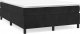 vidaXL vidaXL Łóżko kontynentalne, czarne, obite aksamitem, 140x190 cm 2